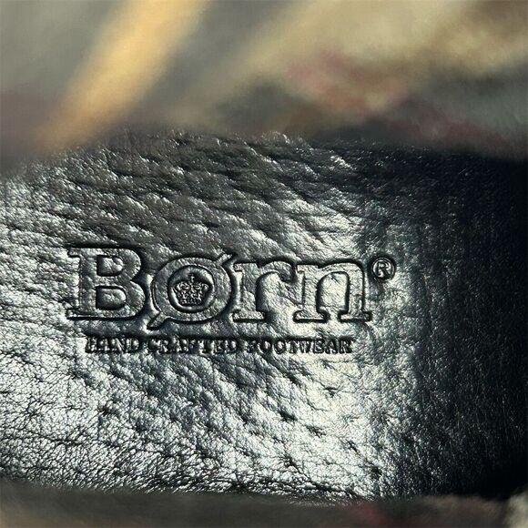 Born Women's Abby Gray Ankle Booties Size 8M Casual Zip Block Heel Fall - Picture 11 of 13